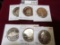 (3) 1999 S Proof New Jersey & (3) 1999 S Pennsylvania Proof Statehood Quarters.