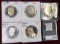 1984 S, 85 S, 89 S, 96 S & 98 S Proof Kennedy Half Dollars.