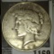 1935 S U.S. Peace Silver Dollar.