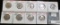 1968 S, (7) 69 S, & 70 S Proof Roosevelt Dimes. Retail $18.00