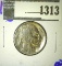 1936-S Buffalo nickel