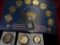 Shell Gas Station Presidential Collectors Coin Set Plus Gol Embossed John F Kennedy Presidential Dol