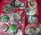 (10) 1976, 1980 Jimmy Carter Campaign Buttons.