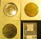 1984 Harry S, Truman Commemorative Double Eagle Medal layered in 24K Gold & a pair of Boeing B-17 Fl