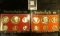 1976 S & 1977 S U.S. six-piece Cameo Proof Sets in original boxes. Both contain Eisenhower Dollar Pr