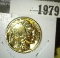 1925 P Gold-plated Buffalo Nickel.