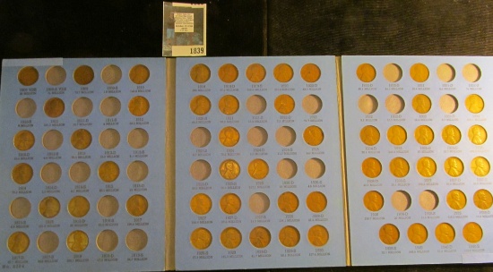 1909-40 Partial Set of Lincoln Cents, includes (2) 1909 P but no VDB, a few little scarcer coins.