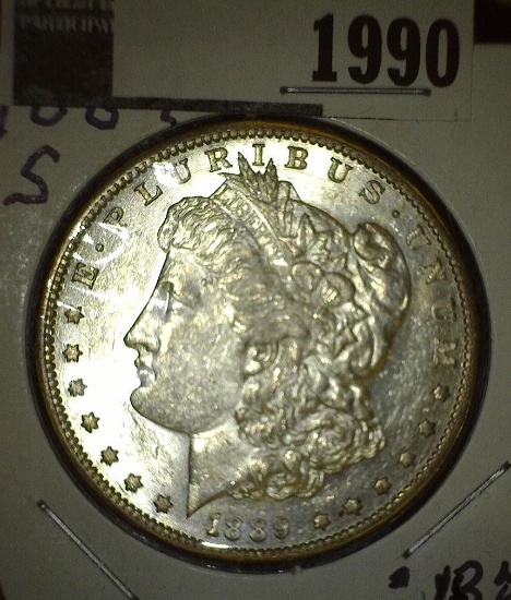 1889 S U.S. Morgan Silver Dollar, Nice high grade.