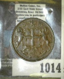 1858 East India Company 1/4 Anna Copper.