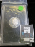 1971 S Cameo Proof Silver Dollar in original Mint issued hard case, no box.
