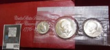 1976 S Silver Three Piece Mint Set in original envelope.