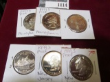 (3) 1999 S Proof New Jersey & (3) 1999 S Pennsylvania Proof Statehood Quarters.