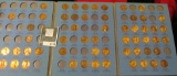 1910-1940 S Partial Set of Lincoln Cents in a blue Whitman folder.