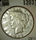 1928 S U.S. Peace Silver Dollar.