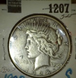 1928 S U.S. Peace Silver Dollar.