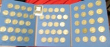 1939-81 Partial Set of Jefferson Nickels in a blue Whitman folder. (64 pcs.).
