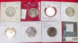 1935 P Silver, 1955 P Silver, 1981 D BU (from a Mint Set), 1999 P Delaware, 2001 P & D Kentucky BU,