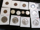 Group of U.S. and Canadian Coins including some 90% Silver, 80% Silver, and miscellaneous.
