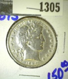 1895 Barber half dollar