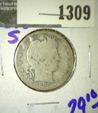 1893-S Barber quarter