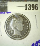 1892 Barber Quarter