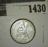 1871 Seated Liberty Dime