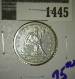 1854 Seated Liberty Quarter