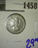 1866 Three Cent Nickel