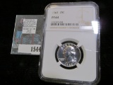 1962 Proof Washington Quarter Graded Proof 64 By Ngc