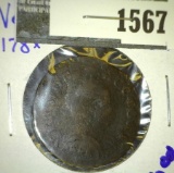 Colonial Era Vermont Penny Dated In The 1780's
