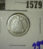 1854 Seated Liberty Dime