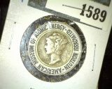 1943 Encased Irradiated Dime.  These Dimes Were Slightly Irradiated And Sold At The Gift Shop Of The
