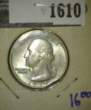 1977 Washington Quarter With A Planchett Clip