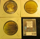 1732-1982 250th Anniversary of George Washington Medal layered in 24K Gold & a pair of Boeing B-17 F