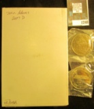 2007 D U.S. Mint-wrapped John Adams Golden Presidential Dollar Roll in original unopened box of issu