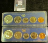 Pair of 1966 Silver U.S. Special Mint Sets in original boxes of issue.