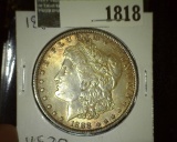 1888 P Morgan Silver Dollar with very attractive original toning.