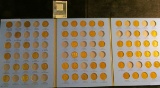 1909-40 Partial Set of Lincoln Cents, includes (2) 1909 P but no VDB, a few little scarcer coins.