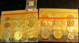 (2) 1964 P & D U.S. Mint Sets in original cellophane. No envelopes.