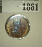 1909 P VDB Cent, Nice colorful high grade.