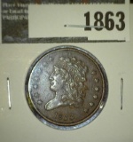 1833 U.S. Half Cent.