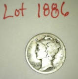 1921 P Key Date Mercury Dime.