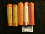 1939P, 48D, 49D, 53D, & 57D Solid date rolls of Lincoln Cents.