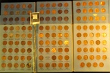 (3) 1941-42 up Lincoln Cent folders with various cents.