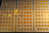 (3) 1941 up Lincoln Cent folders with various cents.