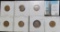 1910 S, 11 D, 11 S, 12 D, 12 S, 13 D, & 13 S Key date Lincoln Cents, Grading Good to VF.