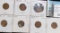 1910 S, 11 S, 13 S, 14 S, 15 P, 15 S, & 16 P Key date Lincoln Cents, all grading Fine.