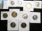 (10) different U.S. Proof Singles from Dimes to Dollars.