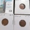 1913 S VG, 15 S VG, & 24 D Fine Lincoln Cents.
