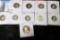 (10) different U.S. Proof Singles from Nickels to Dollars.